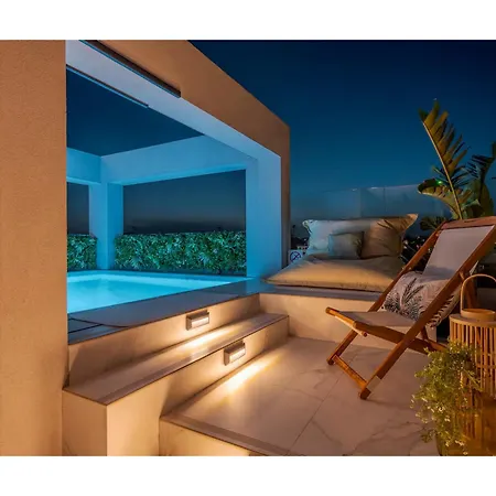 Rooftop Penthouse With Private Pool In Chania Üdülőpark